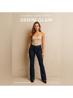 Victoria’s Secret “VS Love” Dark Wash Bootcut Jeans Sz 8 (fits Women’s 28/29)